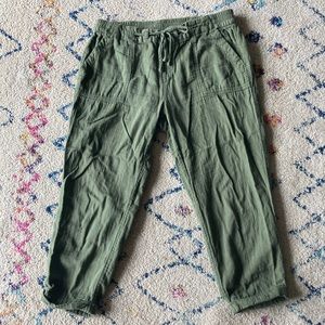 Green beach pant